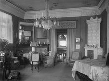 Interiør fra Drengsrud gård