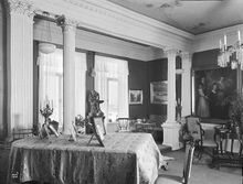 Interiør fra Drengsrud gård