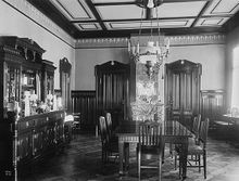 Interiør fra Drengsrud gård