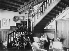 Interiør fra Drengsrud gård