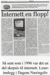 Dagens Næringsliv 1996.