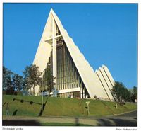 Ishavskatedralen i Tromsø. Foto: Knut Stokmo/Perspektivet museum.