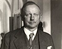 Ivar Lykke var Høyres leder 1923-28 og var statsminister 1926-28. Foto: Oslo museum.