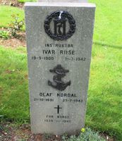 Ivar Riise er gravlagt på Greenwich Cemetery i London. Foto: Stig Rune Pedersen (2019)