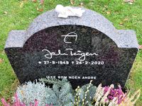 Jahn Teigen er også gravlagt på Tønsberg nye kirkegård. Foto: Stig Rune Pedersen