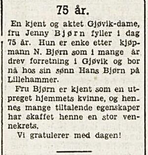 Jenny Bjørn 75 år 1946.jpg