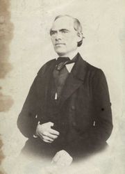 Jens Peter Broch (1819–1886), professor i semittiske språk og fotograf. Foto: Ukjent / Oslo Museum