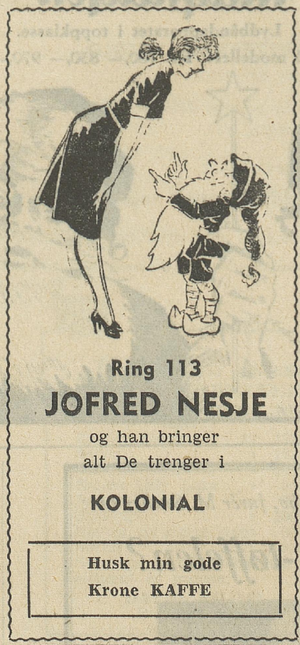 Jofred Nesje annonse.png