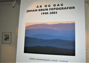 Johan Brun utstilling Folkemuseet 2006.jpg