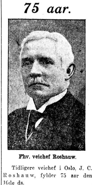 Johan Roshauw faksimile Aftenposten 1927.JPG