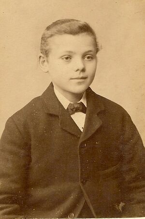 Johannes Nilssen, ni år. Visittkortbilde tatt i Tønsberg i 1880.jpg