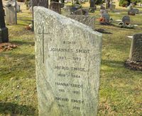 Gravminnet til sogneprest i Ullern menighet, senere biskop i Agder, Johannes Smidt. Foto: Stig Rune Pedersen