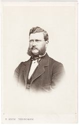 Jonas Angell (1825–1894), distriktslege i Stjørdal. Foto: Hans Krum
