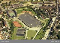 Flyfoto over Jordal i 1965. Foto: Widerøes Flyveselskap/Oslo byarkiv (1965).