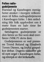 Harstad Tidende 15. mars 2003.