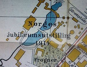 Jubileumsutstillinga på Frogner 1914 kartutsnitt.JPG