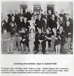 Juleselskap Eckhoff 1938.
