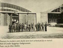Junkerspersonell på Kjeller.