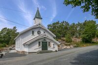 Justøy kirke. Foto: Leif-Harald Ruud (2022).