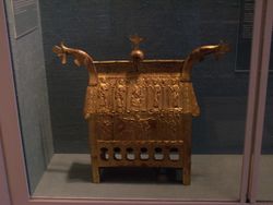 Vatnåsskrinet på Nationalmuseum i København. Foto: Chris Nyborg (2007).