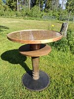 Kafe-bord, Lie's konditori, Hamar. Fra kafeens åpning 1936 (M Steen-bygget).Foto: Arne Westlie