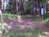 Bombekrater ved Lindebaugen