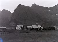 Kirka i 1965. Foto Kristian Magnus Kanstad