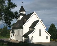 Kapp kirke i Østre Toten kommune, innviet 1939, ark. Bucher. Foto: Mahlum (2007)