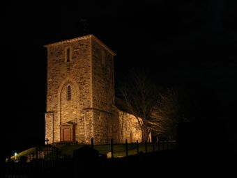 Karmøy, Avaldsnes kirke sørvest.JPG