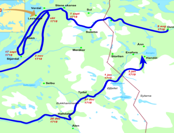 hermannssnasa kart Armfeldtfelttoget – lokalhistoriewiki.no