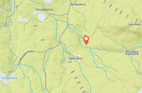 Kart som viser beliggenheten av setra, i samme område som blant annet Sønjusetra, Torvaldsetra, Sørlisetra og Myresetra