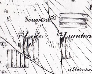 Kart Østre Toten 1819 utsnitt La.jpg