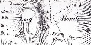 Kart 1819 Østre Toten utsnitt Li Hom.jpg