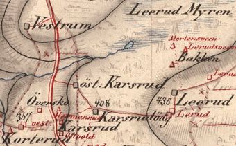 Kart 1879 Gjøvik Toten utsnitt Karsrud.jpg