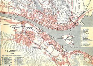 Kart Drammen Refsdal 1920.jpg