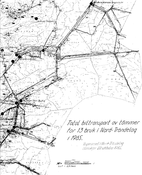 Total biltransport av tømmer for 13 bruk i Nord-Trøndelag 1965.