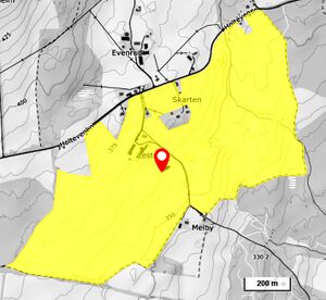 Kart over gnr. 58-1 Lesterud i Vestre Toten.jpg