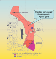 Kjeller gård - kartskisse.