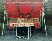 Kilde, Hjellum - august 1980 - Elida og Arne Westlie. Foto: Ingrid Westlie