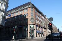 Fasaden mot Kirkegata, på eiendommen Kirkegata 7. Foto: Chris Nyborg