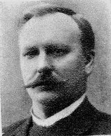 Urmaker Johannes Kirksæther. Med i styret fra 1886, hvorav fire år som formann.