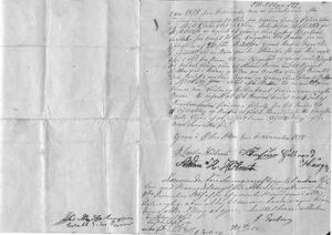 Kjøpekontrakt 1857 for deler av GNR 110/1