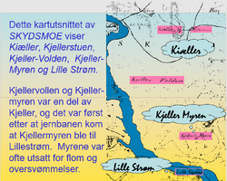Oberst Knut Kinnes informasjon om navnet Kjeller og Kjellermyren.