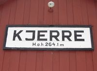 14. Kjerre stasjon Numedalsbanen skilt.jpg