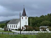 Kjerringøy kyrkje i juni 2023. Foto: Aurora Revå Olsen .