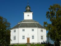 Lars Larsen Forseth og hans far var med på å bygge Klæbu kirke. Foto: Einar Hjellen (2010)