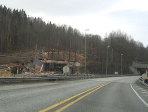 Kleivenetunnelen E18 Drammen 2008.jpg