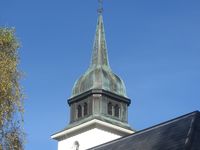 Tårnet ved Klemetsrud kirke. Foto: Stig Rune Pedersen