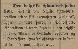 Klipp om Belgica i Tromsø Amtstidende 13.06.1897.jpg