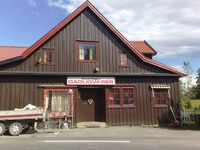 Det nedlagte Fossheim landhandleri. Knut Hagen var den siste innehaveren. Foto: Trond Nygård (2011)